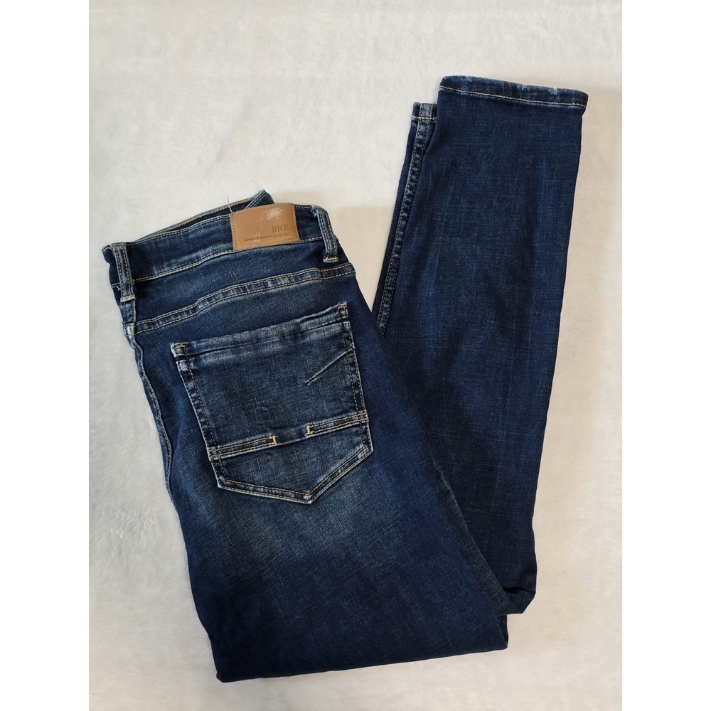 BKE womens size 28x27 payton mid rise ankle skinny universal fit denim jeans